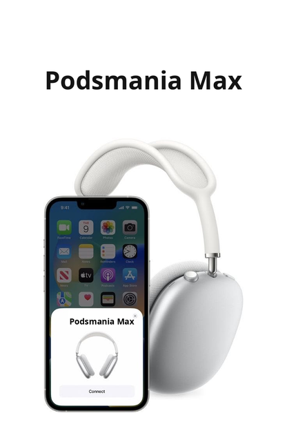 Podsmania Max Kablosuz Kafaüstü Kulaklık – Aktif Gürültü Engelleme (ANC) & Uzamsal Ses